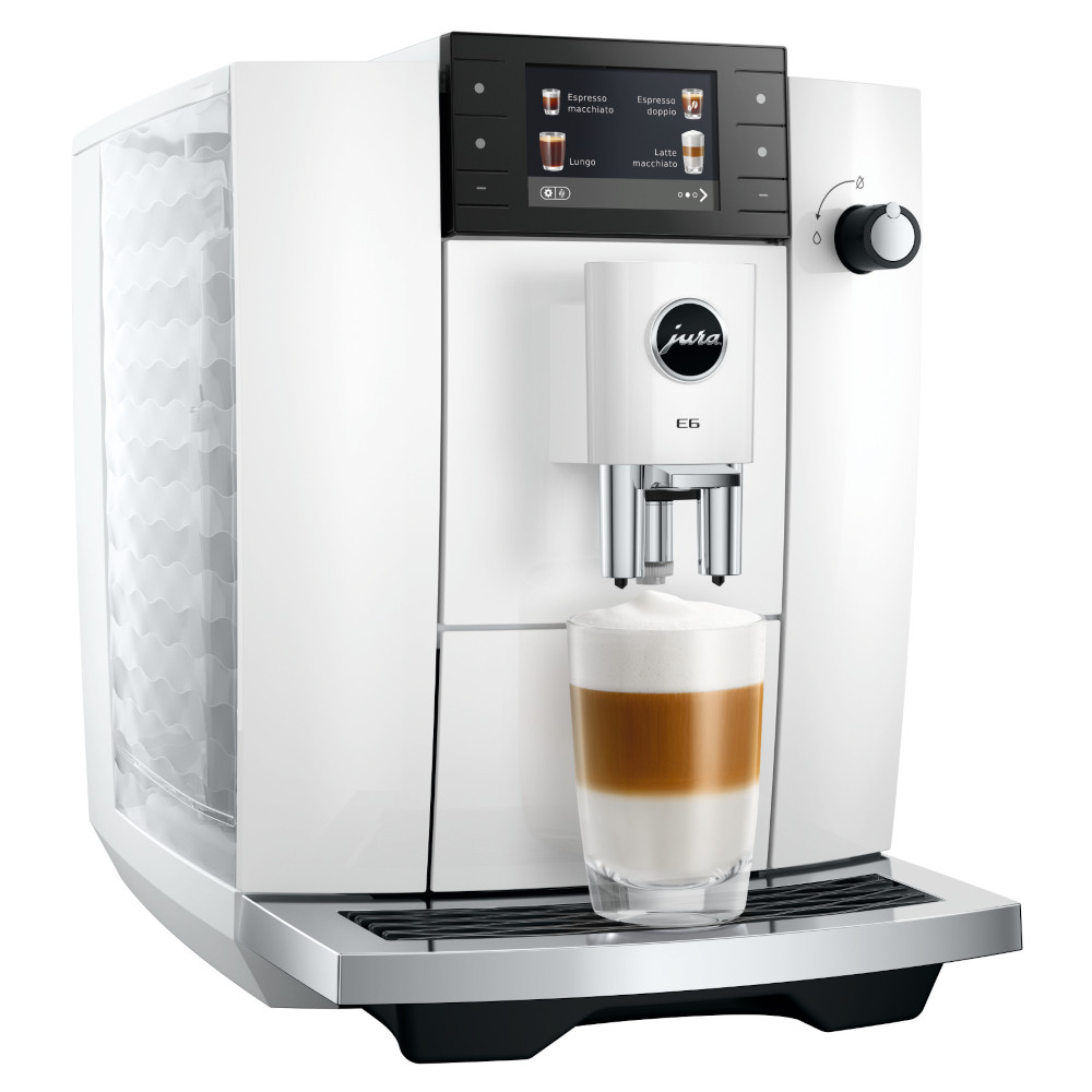 JURA E6 Piano White Bedienung