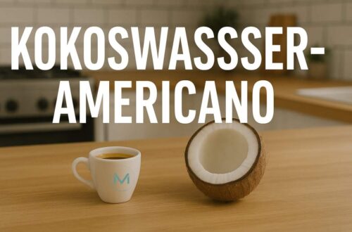 Rezept für Kokoswasser-Americano