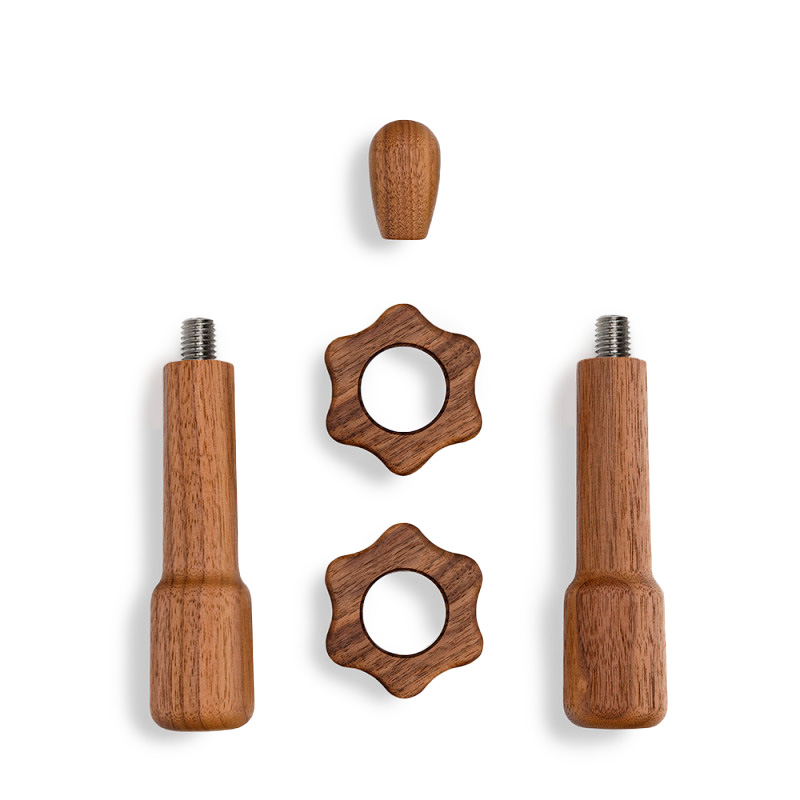 Wiedemann  Griffset classic Drehräder 5 tlg Nussbaum