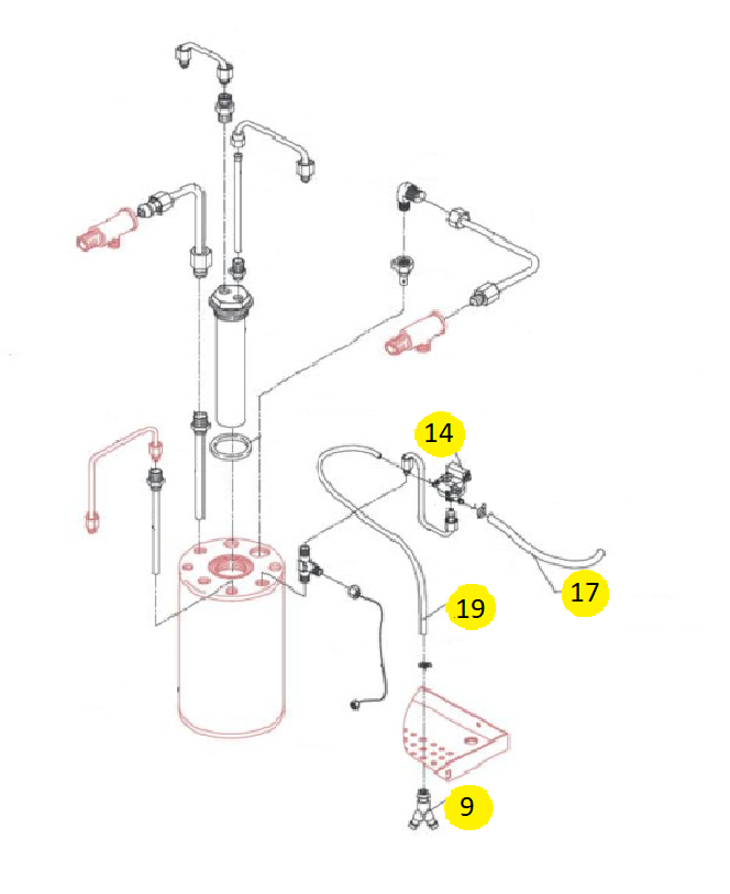 Wartungsset Bezzera BZ Serie Pressostat KIT