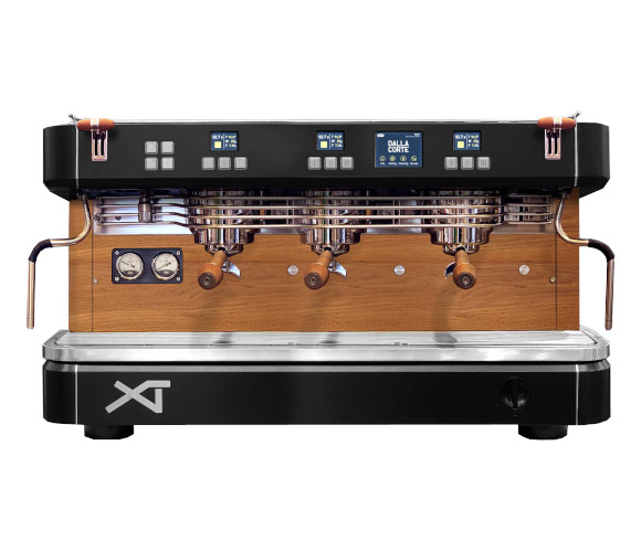 Dalla Corte XT dark walnut 3 Brühgruppen