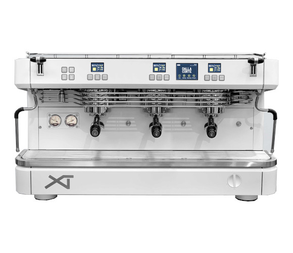 Dalla Corte XT total white 3 Brühgruppen