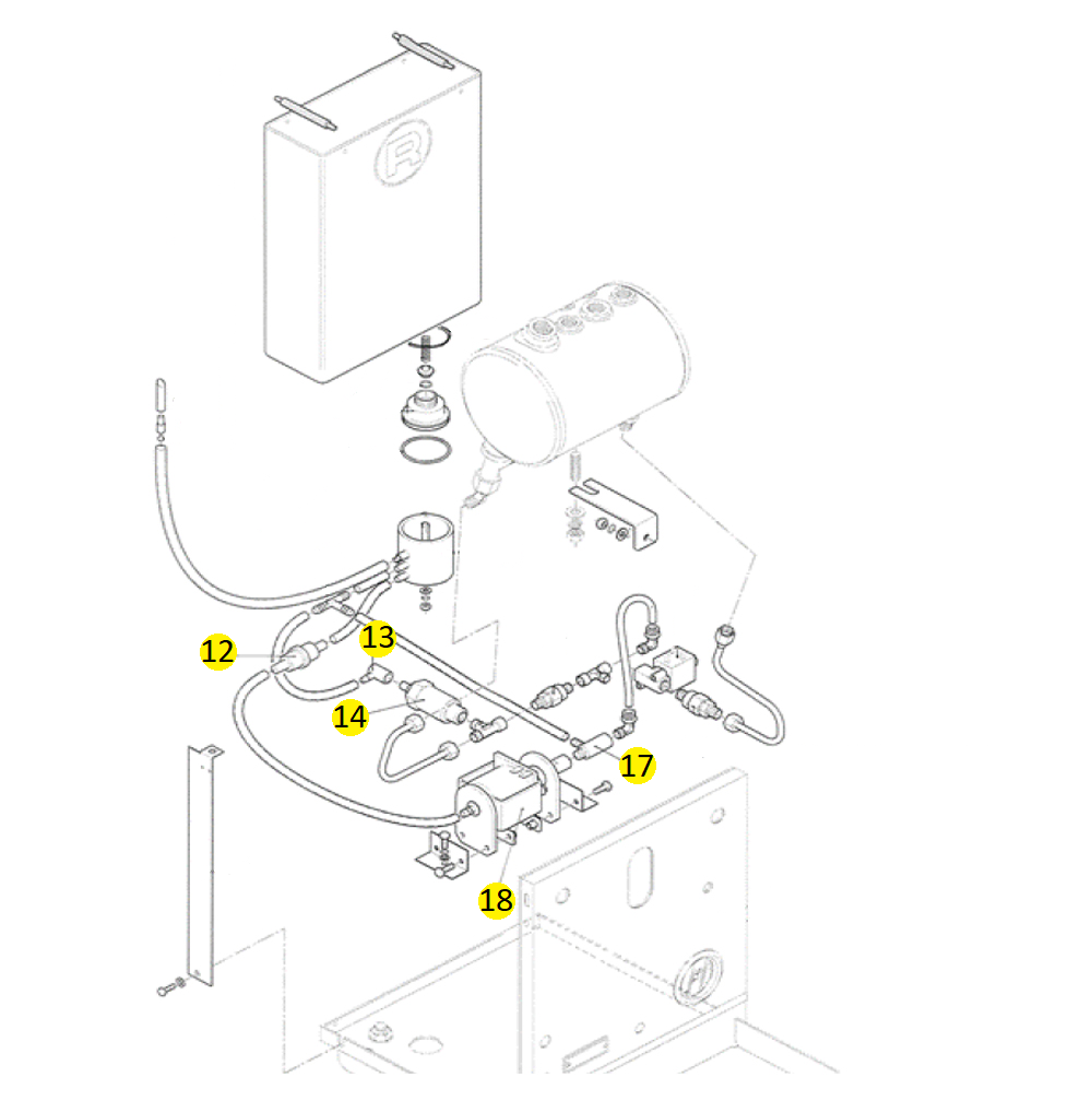 Wartungsset Appartamento Pumpe + Expansionsventil