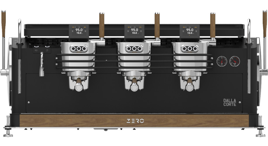Dalla Corte Zero Barista Dark Walnut 3 Brühgruppen