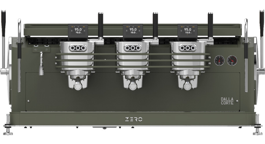 Dalla Corte Zero Barista Olive Green 3 Brühgruppen