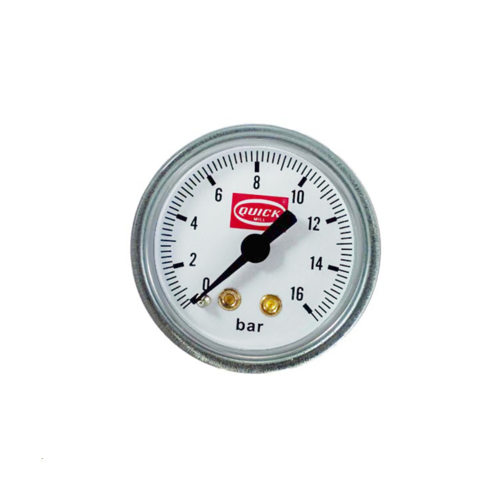 Quickmill Pumpenmanometer mit Logo