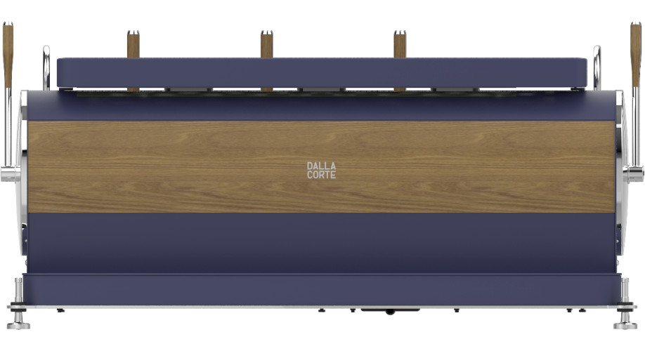 Dalla Corte Zero Barista Navy Blue Walnut 3 Brühgruppen