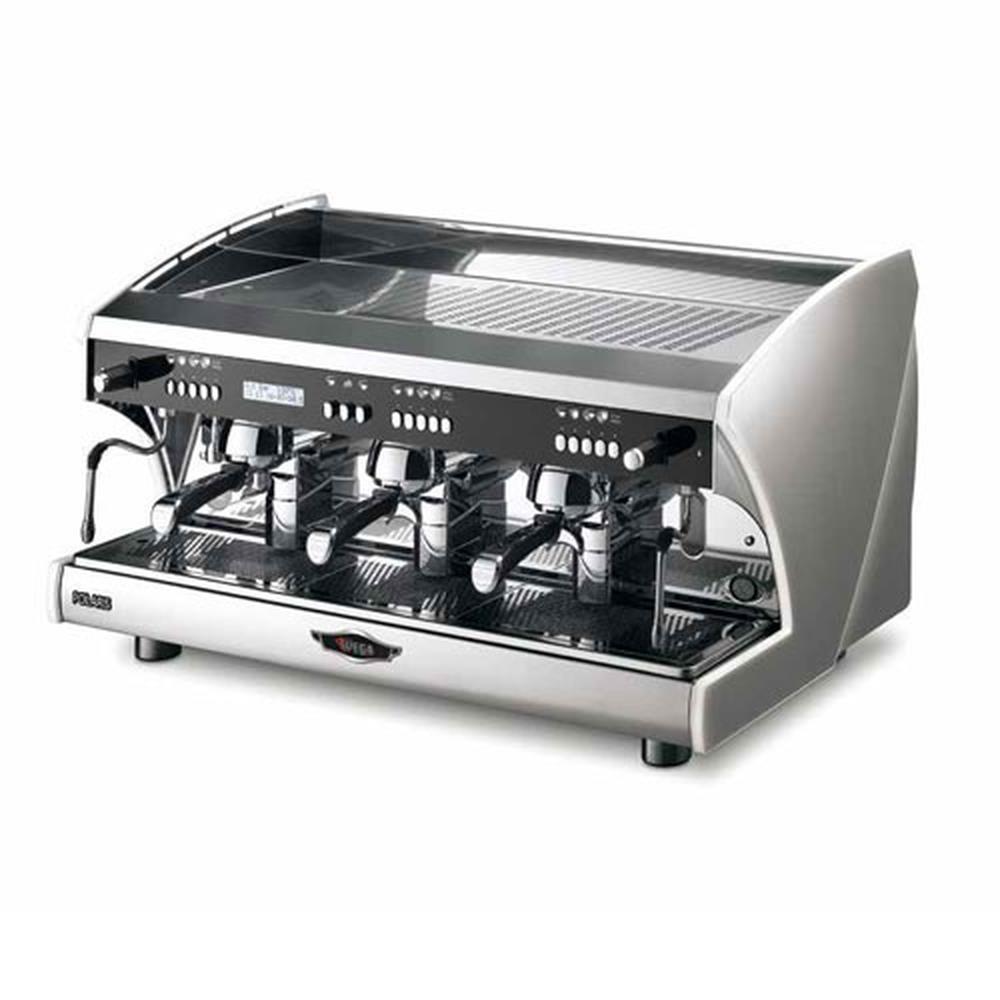 Wega Polaris PRO Chrom 3 Brühgruppen mit Autosteamer