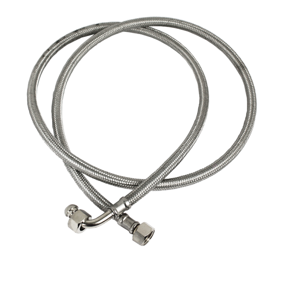 ECM Metallschlauch flex 1,5m 3/8 Zoll  3/8 Zoll  Festwasser