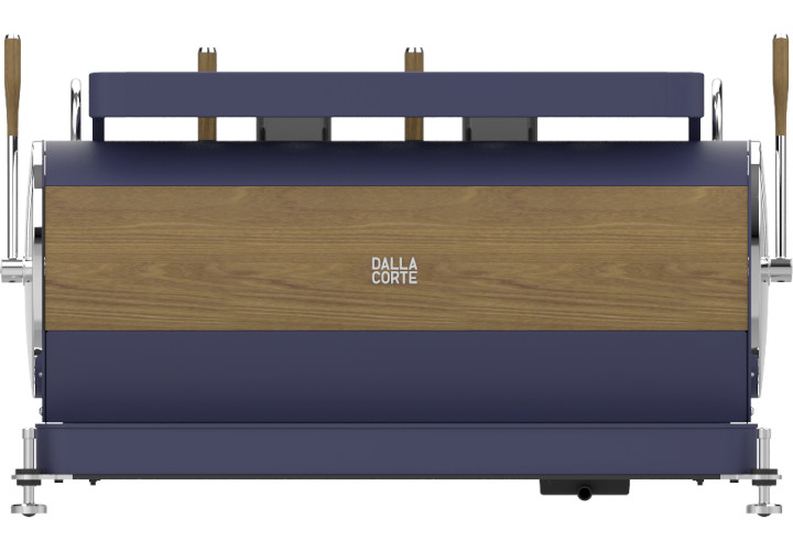 Dalla Corte Zero Barista Navy Blue Walnut 2 Brühgruppen