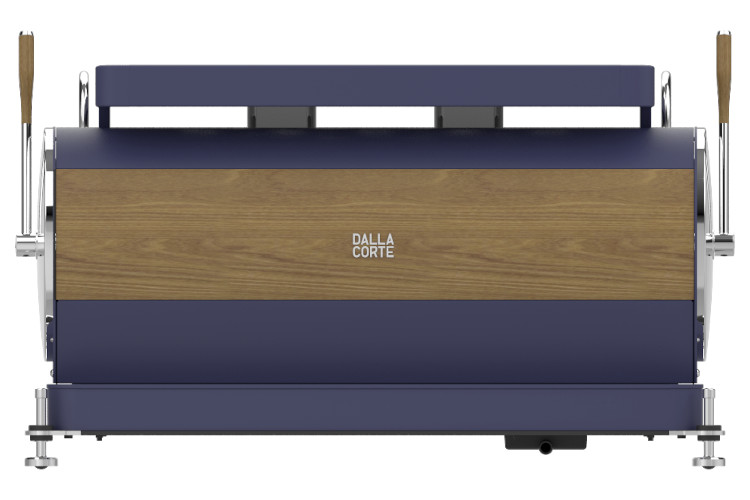 Dalla Corte Zero Classic Navy Blue Walnut 2 Brühgruppen