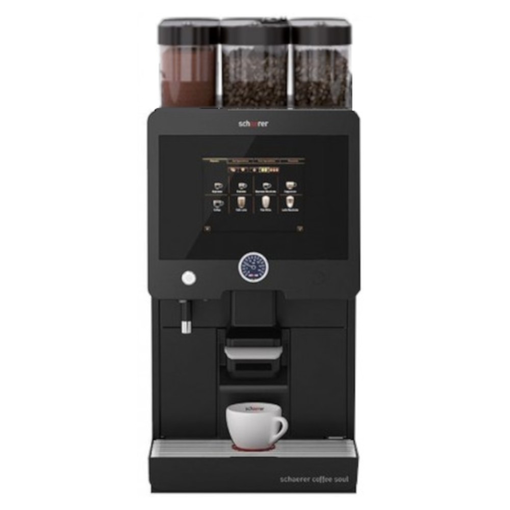Gebrauchtgerät Schaerer Coffeesoul 8  Frischmilch, 2 Mühlen, 1 Pulversystem
