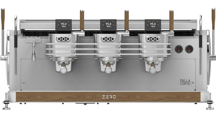 Dalla Corte Zero Barista White Walnut 3 Brühgruppen
