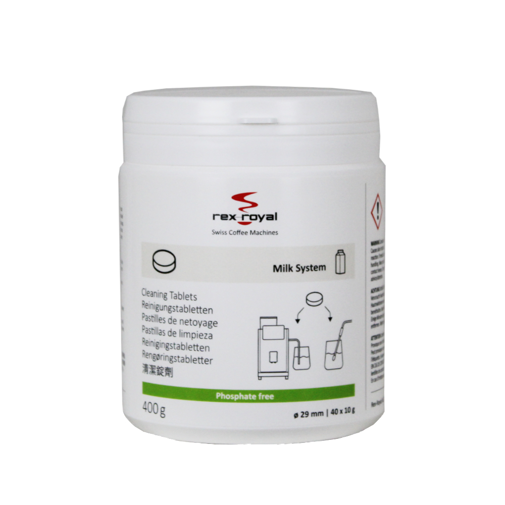 Rex-Royal Milch-Reinigungstabletten, 40 Stück Dose