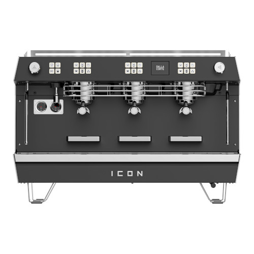 Dalla Corte ICON High Total Matt Black 3 Brühgruppen