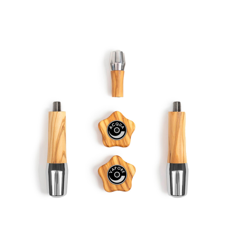 Wiedemann  Griffset elegant für ECM mit Drehrädern Olive