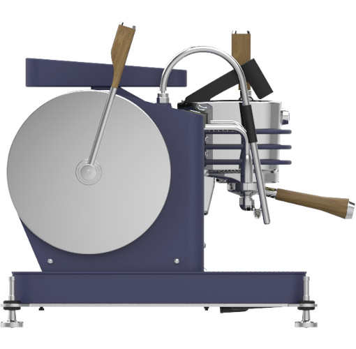 Dalla Corte Zero Barista Navy Blue Walnut 2 Brühgruppen