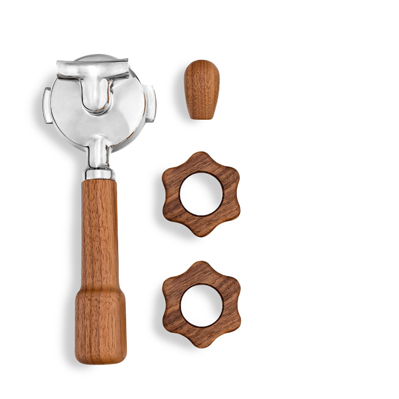 Wiedemann  Griffset classic Drehräder universal 4 tlg Nussbaum