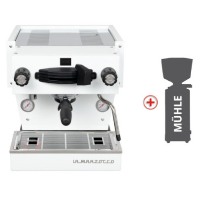 La Marzocco Linea Mini R weiß (Bundle mit Mühle)